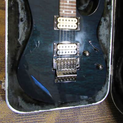 Ibanez RG520QS 1998 Transparent Blue image 3