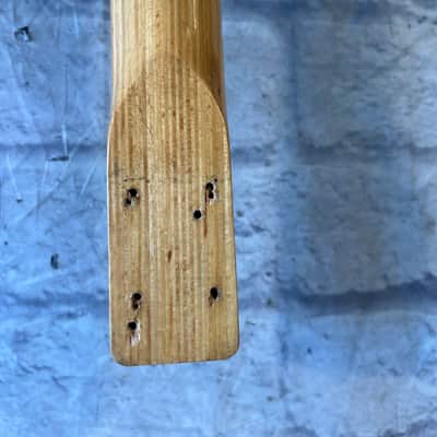 Unknown Vintage Japanese Electric Guitar Neck Missing Nut image 8