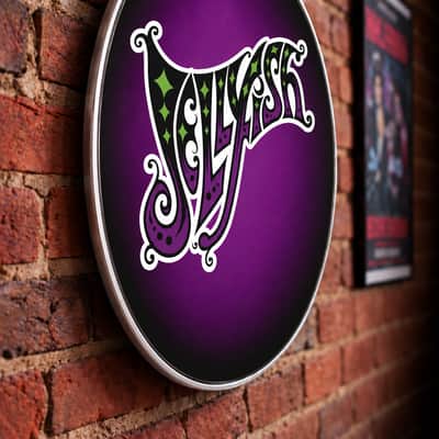 Jellyfish 22" Bass Drumhead, Spilt Milk, Resonate Head, Drum Display image 4