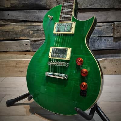 ESP Ltd EC-256 FM Trans Green | Reverb