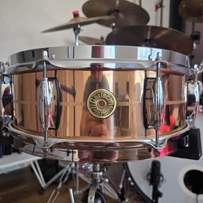 Gretsch G4160B USA Custom Bronze 5x14" 8-Lug Snare Drum image 1