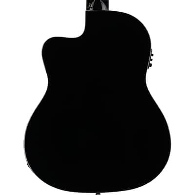 Ortega RCE141 Classical Acoustic-Electric Guitar (with Gig Bag), Black, Open Box (Very Good) image 7