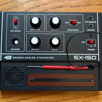 Gakken SX-150 Analog Ribbon Synthesizer- Black image 1