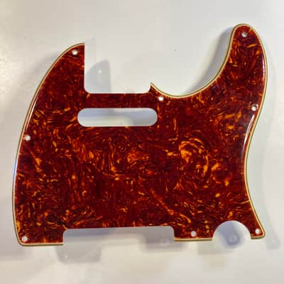 Custom Relic'd "Boots" Aged Fender 8 Hole Telecaster Pickguard Wide Bevel Celluloid Tortoiseshell image 4