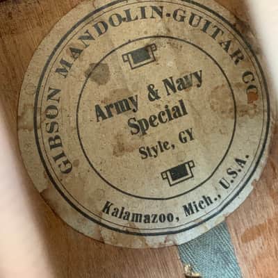 Gibson Army & Navy Special Model GY 1918-1921 image 2
