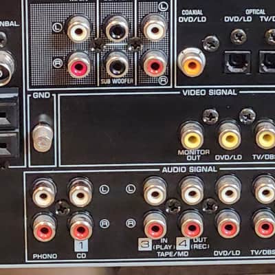 Yamaha's Yamaha RX-V595  5.1-channel Natural Sound AV receiver 90s  - Black image 8