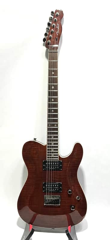 Fender Special Edition Set-Neck Custom Telecaster HH FMT 2003 - Crimson Transparent image 1