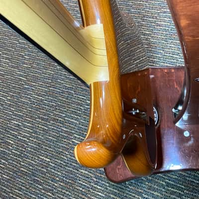 Alembic Orion 5-String SHORT SCALE, Lacewood with Blackened Brass Hardware image 7