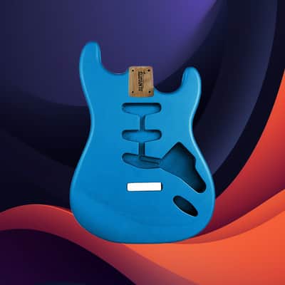 Allparts SBF-LPB Lake Placid Blue Finished Replacement Body for Stratocaster® image 1