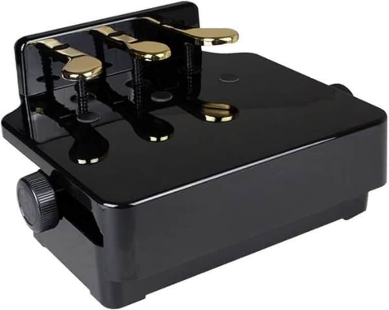 Piano Pedal Extender Adjusted Piano Foot Pedal Extender for Kids,Design with 3 Pedal Black image 1