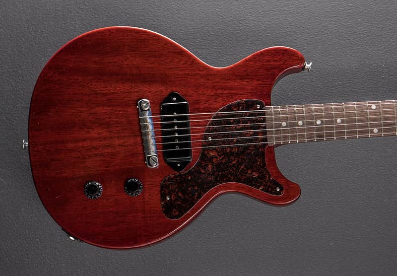 Gibson USA Les Paul Junior Double Cutaway - Vintage Cherry w/Tortoise Pickguard image 1