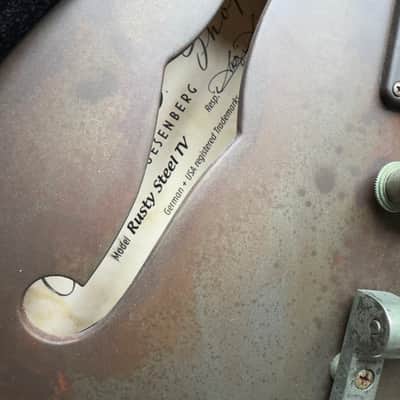 STARPLAYER TV Rusty Steel Custom Shop  w/ case image 10