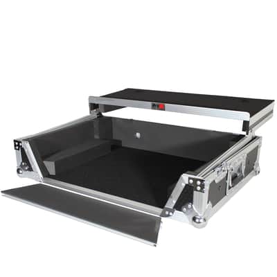 ProX XS-PRIME2 LT Flight Case for Denon Prime 2 DJ System Silver on Black image 4