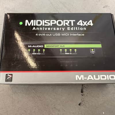 M-Audio Midisport 4x4 Anniversary Edition USB MIDI Interface w/ Original Box image 6