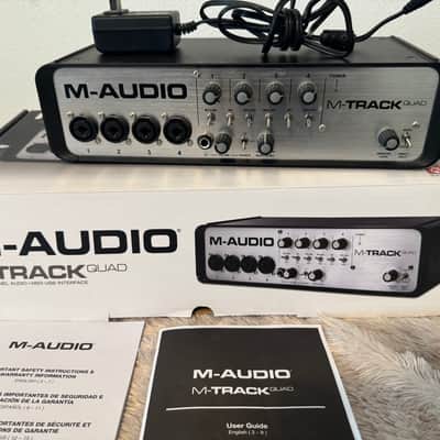 M-Audio M-Track Quad 2013 - Black/brushed nickel image 7