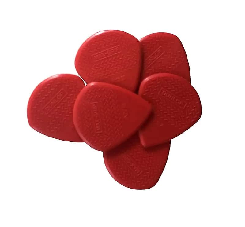 Immagine Dunlop 471P3N Nylon Max-Grip Jazz III Guitar Picks (6-Pack) - 1