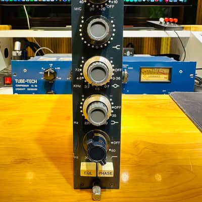 Neve 1073 Mic / Line Input Module with 3-Band EQ 1970s - RAF Blue Grey image 2