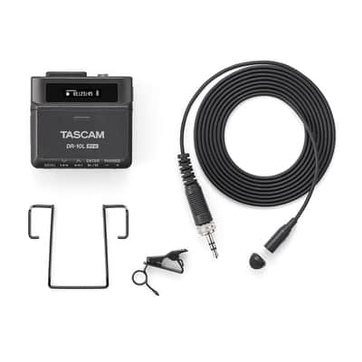 Tascam DR-10L PRO Ultra-Compact 32-bit Float Audio Field Recorder w/ Lavalier Mic image 3