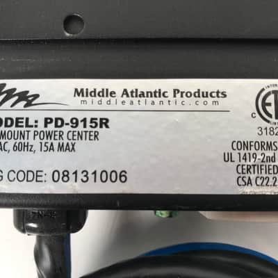 Middle Atlantic Products Rackmount Power Center 8-Outlet PD-915R image 9