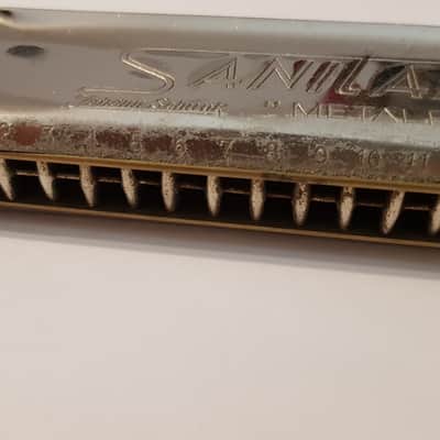 Old Harmonica Johann Schunk Sanitamonica Castle Brand Burg Tor G image 6