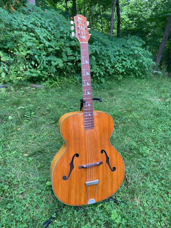 Kay K46 Archtop (Spruce top, Maple laminate back and sides) Late 40’s - Natural - Very Good