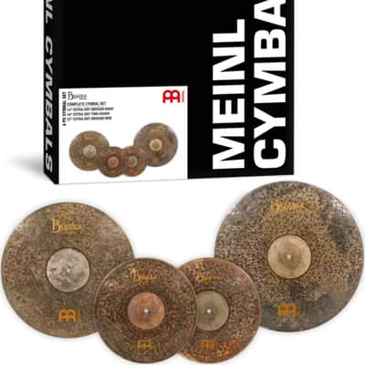 Meinl Byzance Extra Dry Complete Cymbal Pack w/ 14" Extra Dry Medium Hi-Hats, 18" Extra Dry Thin Crash & 22" Extra Dry Medium Ride Cymbals image 1
