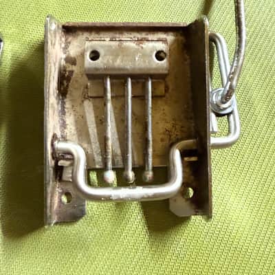 Vintage RARE 60's National/Valco/Supro Whammy Trem Electric Guitar Tailpiece Luthier Parts image 3
