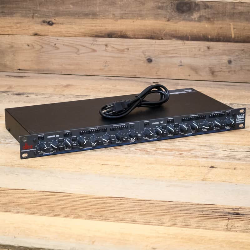DBX 1066 Stereo Compressor Limiter Gate 2-Channel Dynamics Dual USA U286299 image 1