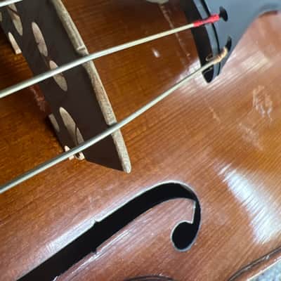 Unbranded 3/4 Antonio Stradivarius faciebat Cremona 1713 West Germany + Case 1950s-1960s image 17