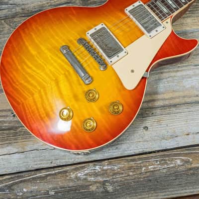 Gibson Custom 1959 Les Paul Standard R9 - Washed Cherry Sunburst image 10