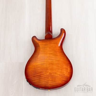 2004 Paul Reed Smith Hollowbody II Piezo Artist Package Violin Amber Burst w/ Case, Tags image 3
