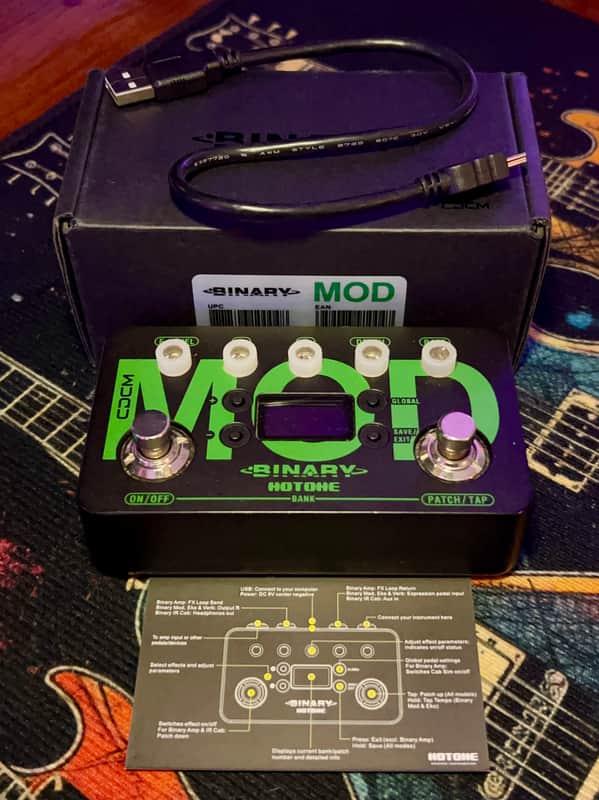 Hotone Binary Mod Multi-Effect 2018 - Black/Green image 1