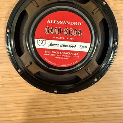 Eminence GA10-SC64 10" 20-Watt 8 Ohm image 1
