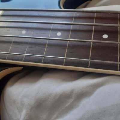 Lag  Blackbass "Panthère Noire" 1983 made in France Custom Shop Handmade Toulouse Fretless, Neckthru, DiMarzio Set Pickups image 4