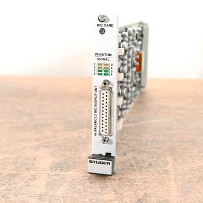 Studer Mic/Line In Card for D21m Modular I/O System CG01HCP image 1