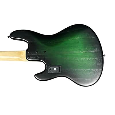 Sandberg Cal. TM-4 Superlight, Green Burst with Maple Neck/ Maple FB, Black Blocks 6.3 LBS *IN STOCK* image 2
