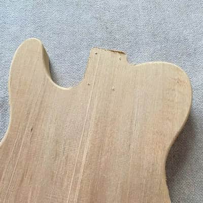 Mahogany Wood Guitar Telecaster Tele Style Body image 2
