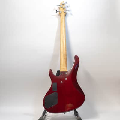 Washburn Bantam XB-500 Electric Bass 5 String with Gigbag - Red image 6