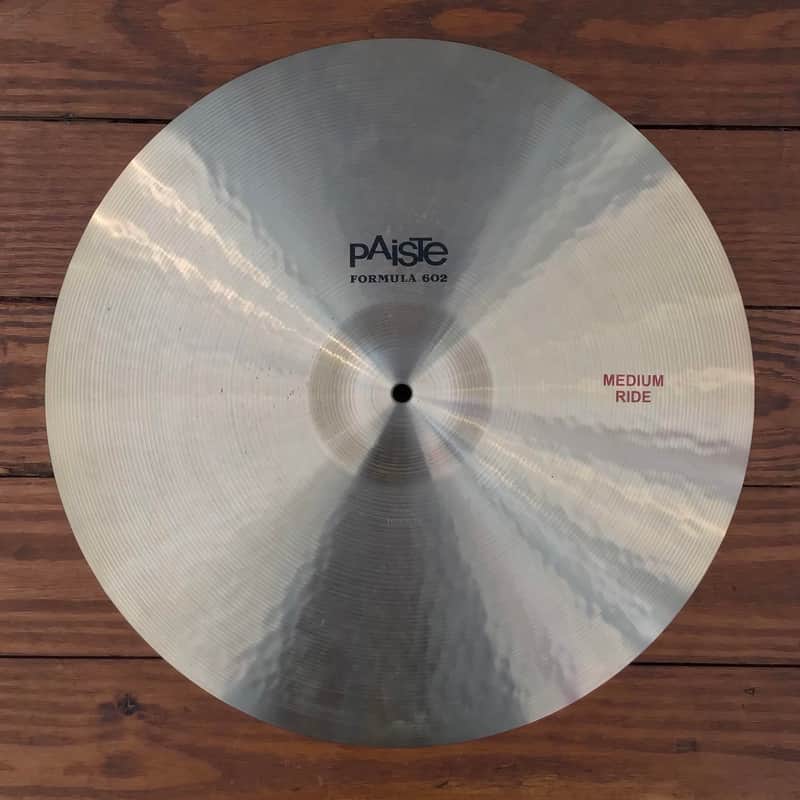 USED Paiste Formula 602 20" Medium Ride Cymbal image 1
