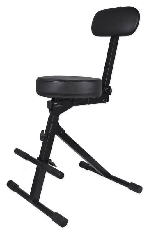 Rockville RDS42 Portable DJ/Guitar/Drum/Keyboard Padded Throne/Chair Adjustable image 1
