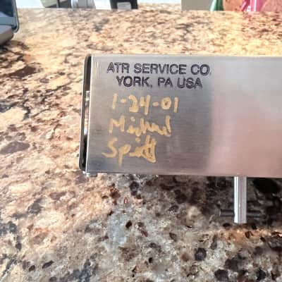 Ampex ATR-102 1/2” Flux Magnetics block w/ME Repro head & guides | Like New image 6