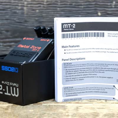 Boss MT-2 Metal Zone Distortion 3-Band EQ Wide Range Distortion Effect Pedal image 9