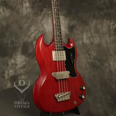 all original 1964 Gibson EB-0 Bass Cherry image 9