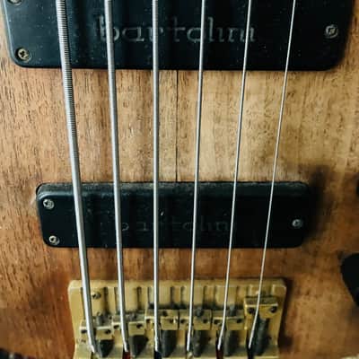 Moon 🌝 Moon CLIMB 5 STRING Early 90s Mahogany image 8
