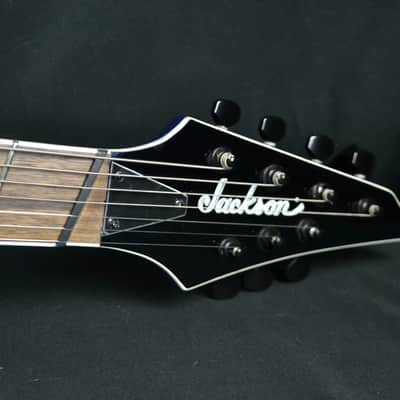Jackson Jackson X Series Soloist Archtop SLAT7 Fan Fret - Metallic Blue image 7