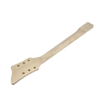24.75" Electric Guitar Neck 24 Frets Maple Rosewood Unfinished Bolt-On Inlay image 8