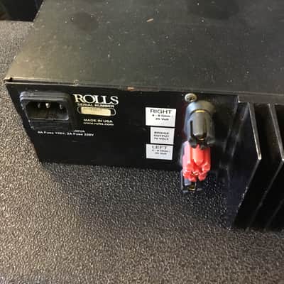 Rolls mosfet power amplifier RA200 80s Black image 2
