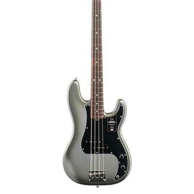 Fender American Pro II Precision Bass Rosewood Neck Mercury with Case image 2