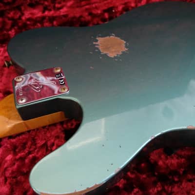 Fender Custom Shop 1969 Roasted Telecaster Limited-Edition Relic - Faded Aged Sherwood Green Metallic image 10