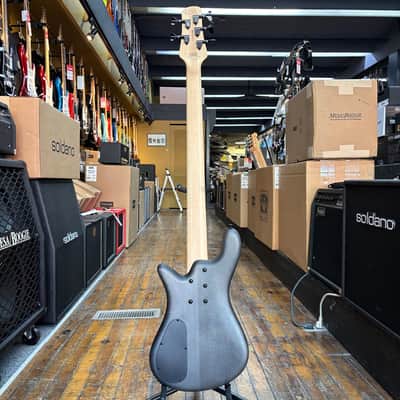 Spector Euro 5 LX Bolt-On 5-String Electric Bass Guitar Transparent Black Stain w/Padded Gig Bag image 6